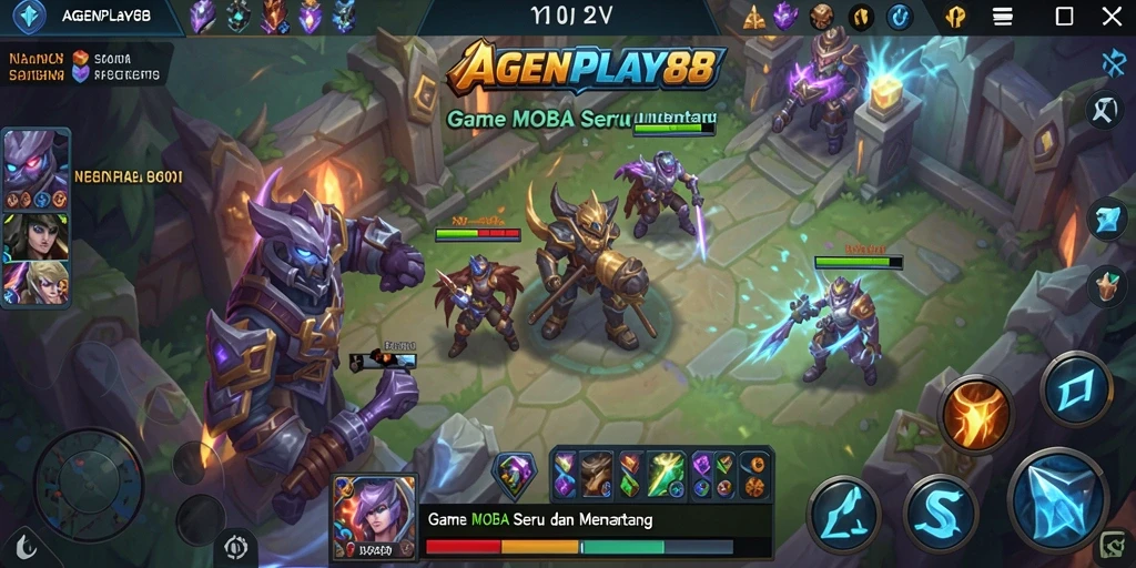 Tampilan gameplay seru dan kompetitif dalam AGENPLAY88.
