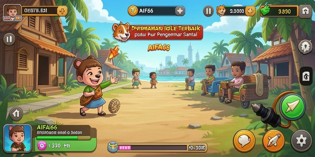 Tampilan gameplay AIFA66 yang seru dan penuh warna.