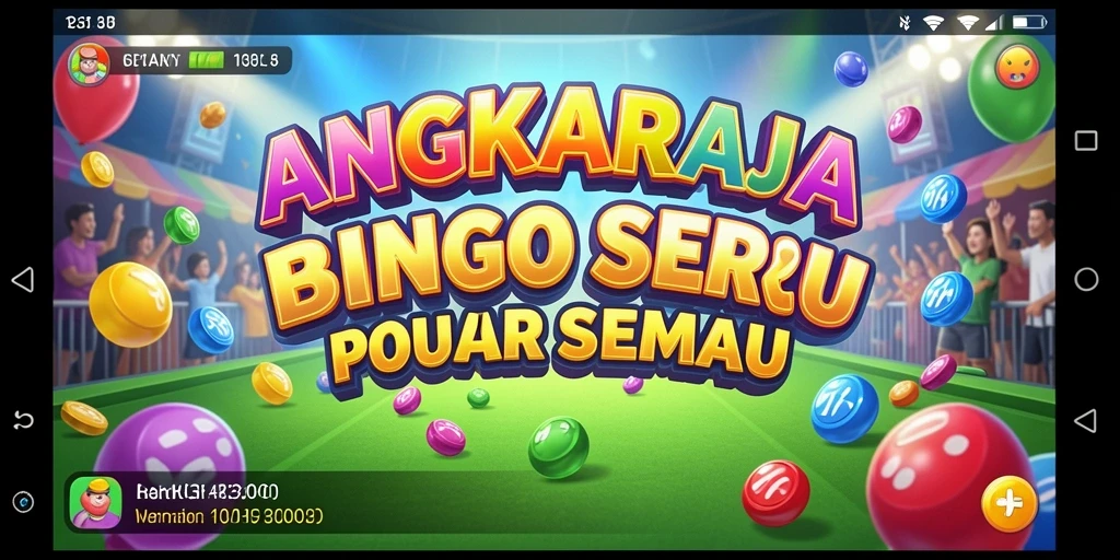 Tampilan gameplay seru dari ANGKARAJA yang menampilkan Bingo.