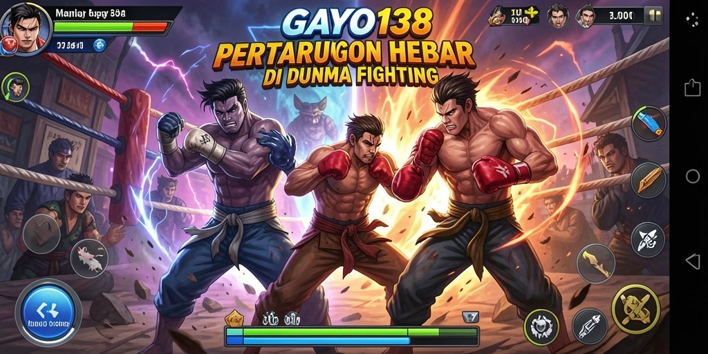 Gameplay seru dalam pertarungan yang mendebarkan di GAYO138.