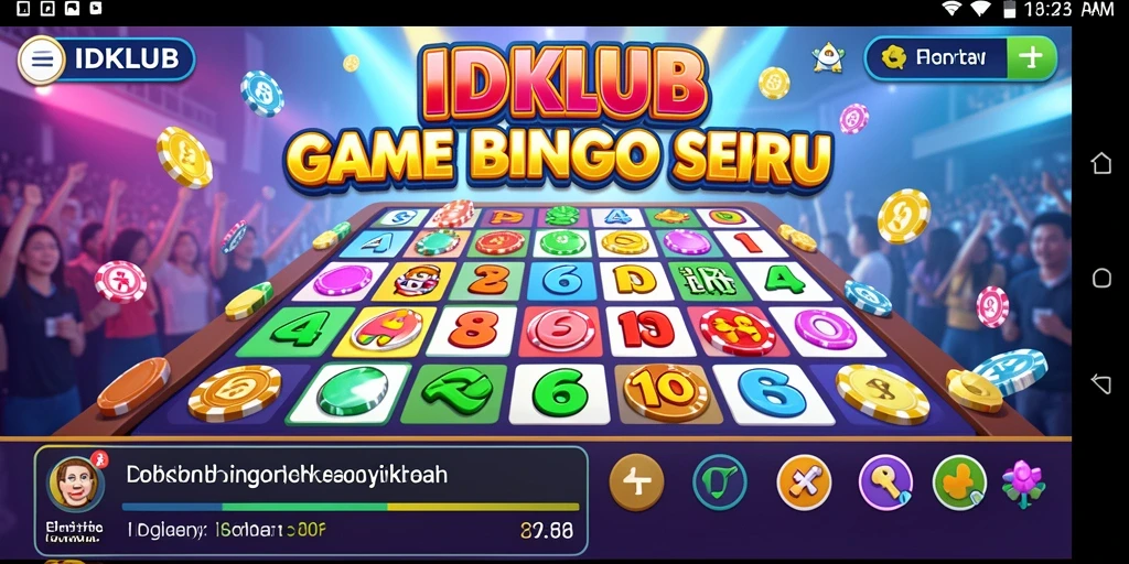 Tampilan gameplay Bingo yang seru dan interaktif.