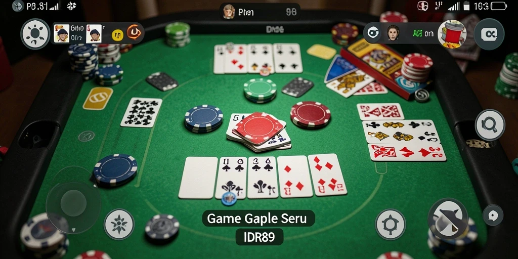 Tangkapan layar gameplay Gaple yang seru di IDR89.
