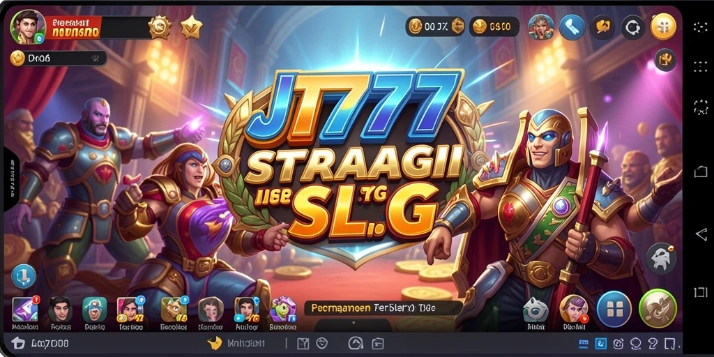 Tampilan gameplay menarik dengan elemen strategi mendalam.