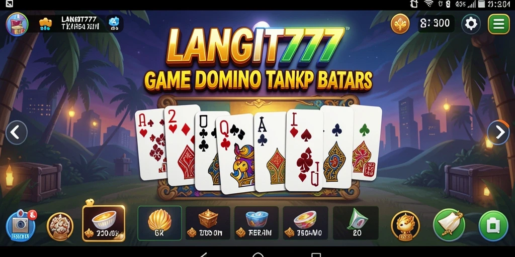 Tangkapan layar menunjukkan gameplay seru dalam LANGIT777.