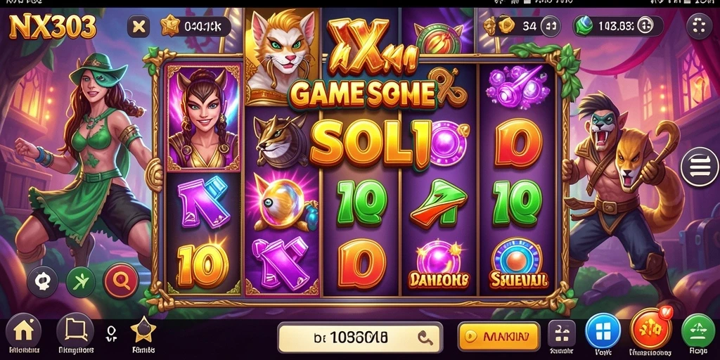 Gameplay Slot NX303 yang menarik dan penuh warna.