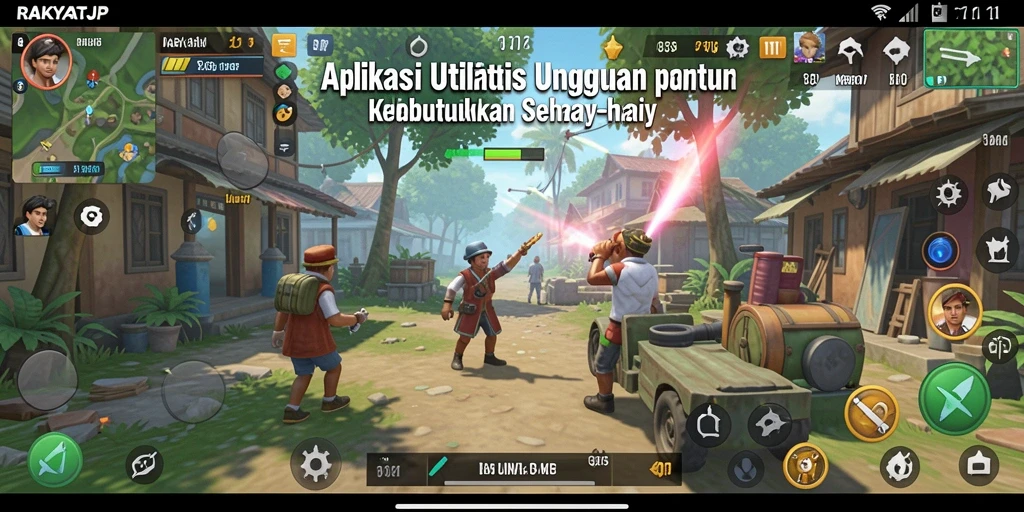 Tampilan utama RAKYATJP dengan fitur utilitas praktis.
