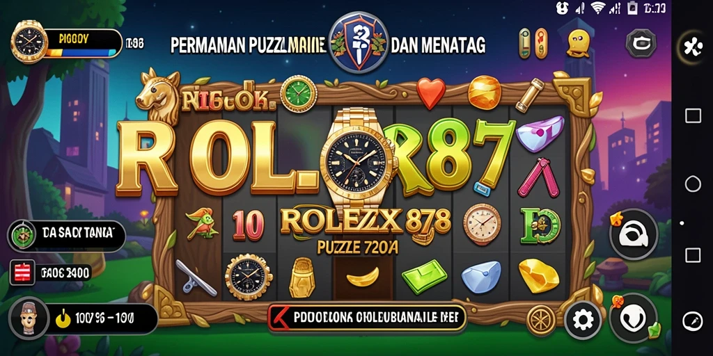 Tampilan gameplay menawan dari ROLEX878 dengan puzzle kreatif.