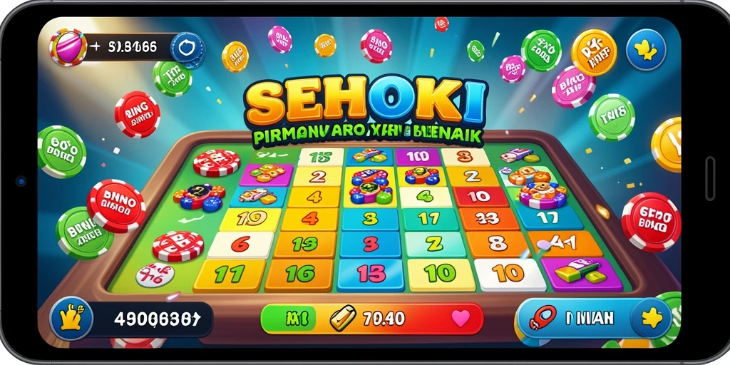 Tampilan gameplay Bingo yang mengasyikkan di SEHOKI.