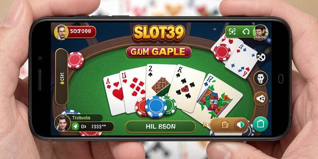 Screenshot utama SLOT39 menampilkan gameplay Gaple yang seru.