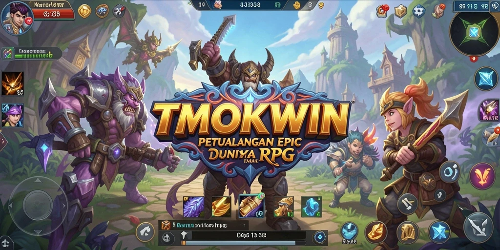 Screenshot gameplay TMOKWIN menunjukkan aksi seru dan grafik menakjubkan.